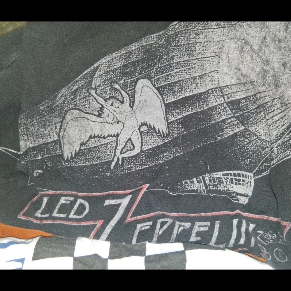 Bundle Of 4 Band/Graphic Tees LED ZEPPELIN,GRATEFUL DEAD, VANS, S/M - Picture 2 of 5